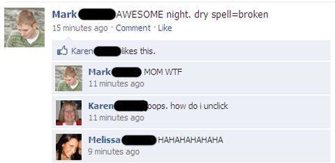 Mom Comments On Dry Spell On Facebook