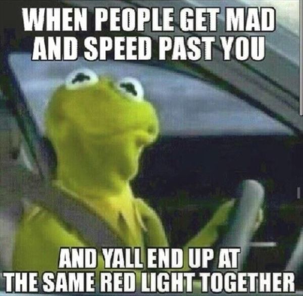 People Speed Past You