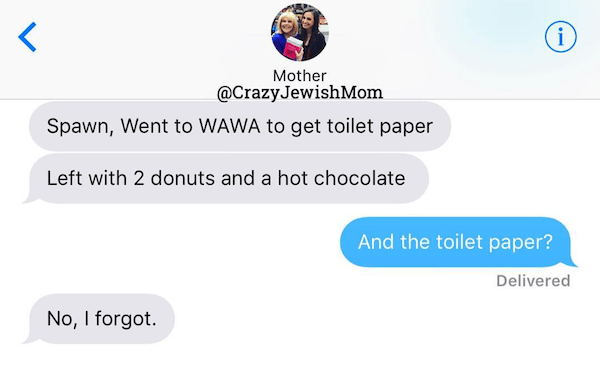 Funny Texts From A Crazy Jewish Mom