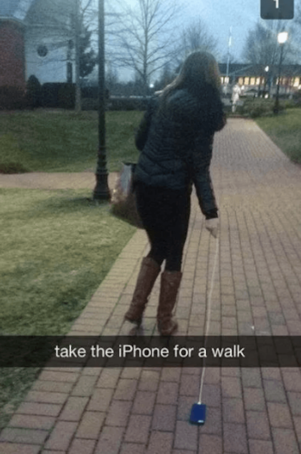 Walking The Iphone