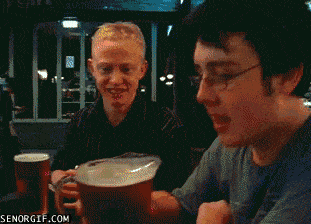 How To Chug A Beer Like A Pro GIF