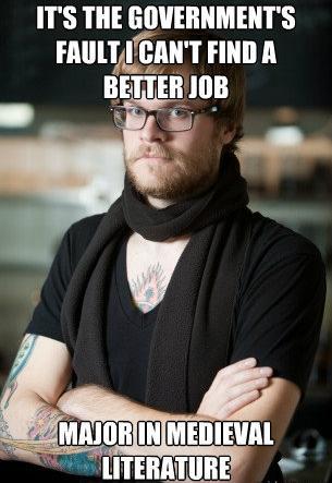Hipster Meme Majored In Medieval Literature