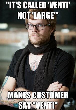 Barista Says Venti Coffee