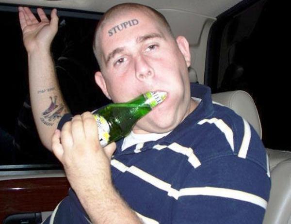 Terrible Tattoo Stupid Face Tattoo