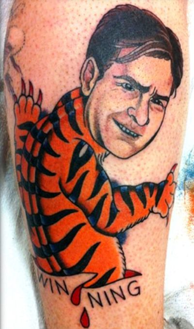 Terrible Tattoos Charlie Sheen