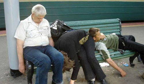 Embarrassing Drunk People Bench
