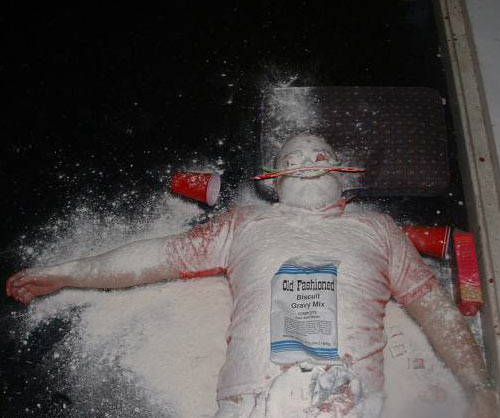Embarrassing Drunk People Flour