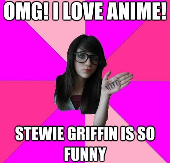 scenester-nerd-meme-anime Scene Girl Nerd Meme Anime