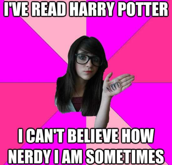 scenester-nerd-meme-harry-potter Scene Girl Nerd Meme Harry Potter