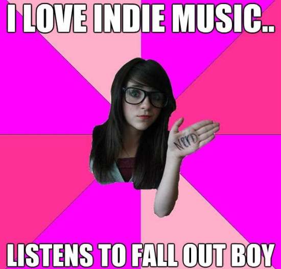 scenester-nerd-meme-indie-music Scenester Nerd Indie Music