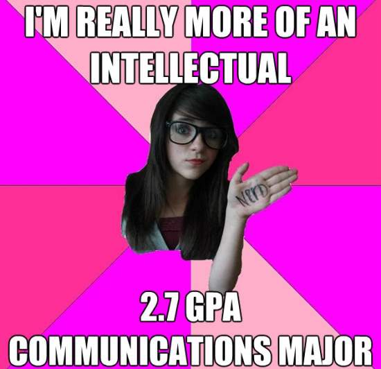 scenester-nerd-meme-intellectual Scenester Nerd Girl Meme Intellectual