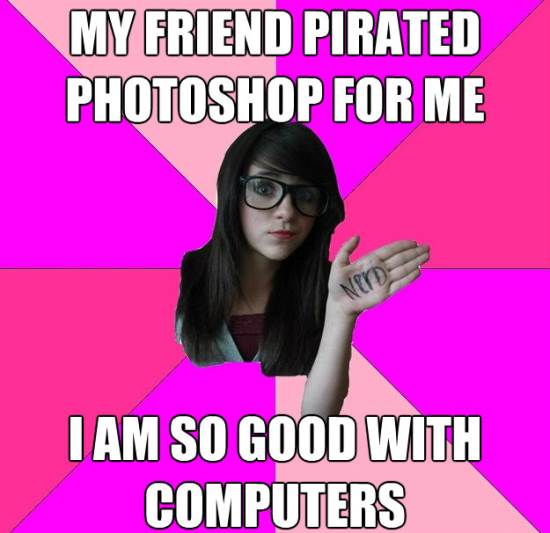 scenester-nerd-meme-pirated-photoshop Scene Nerd Meme Photoshop Hacker