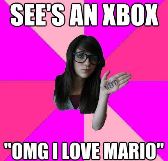 scenester-nerd-meme-xbox-mari Scenester Nerd Loves Mario