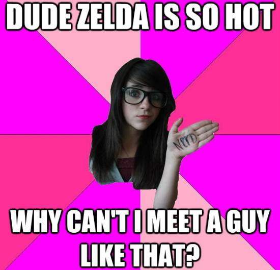scenester-nerd-meme-zelda Scenester Nerd Girl Marry Zelda