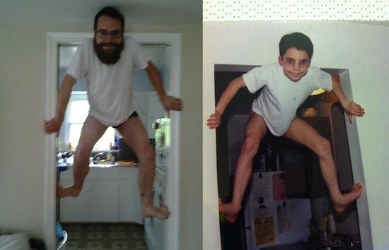 Funny Recreated Childhood Photographs
