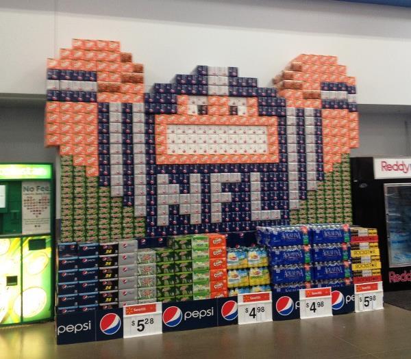 Soda Display Only At Walmart