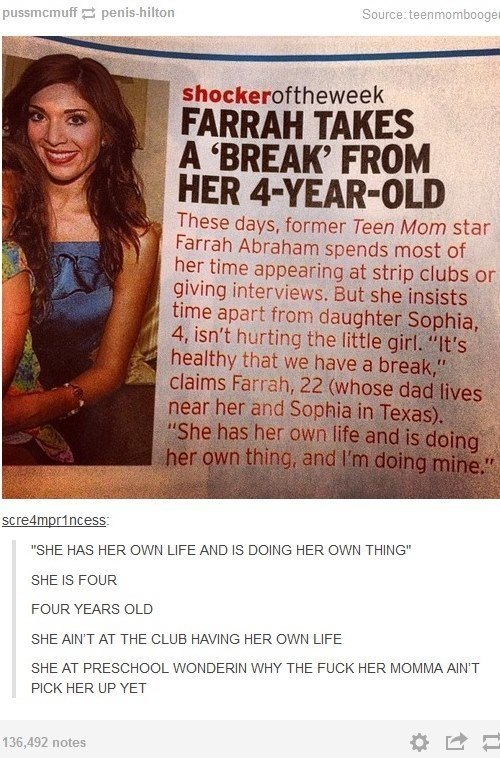 Tumblr On Farrah Abraham