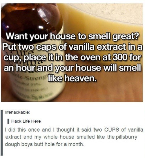 Vanilla Extract Life Hack