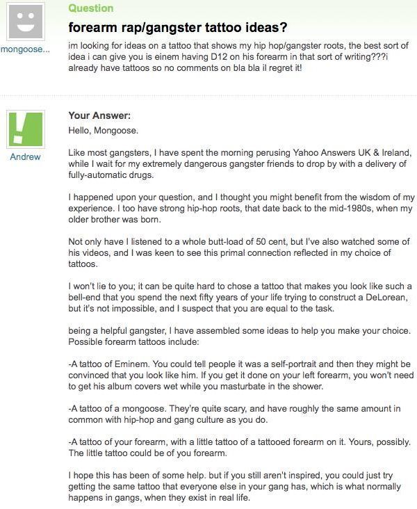 Gangster Tattoo Ideas