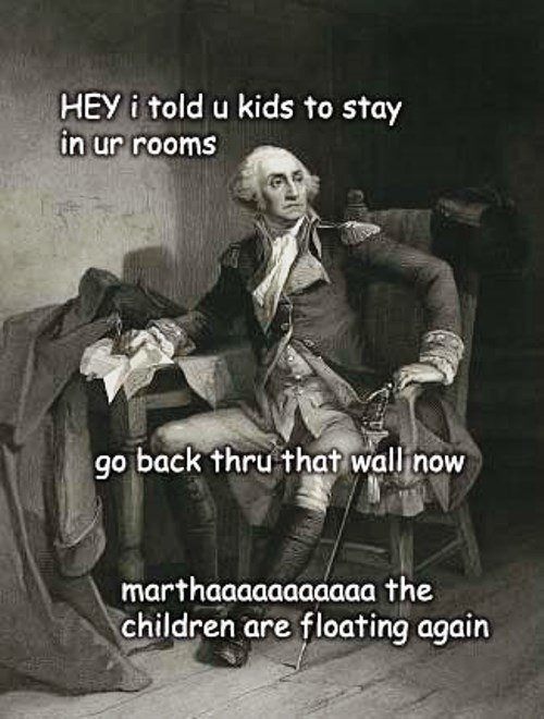 George Washington Meme Ghost Children