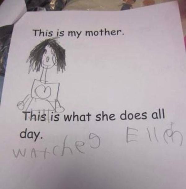 Mom Watches Ellen All Day