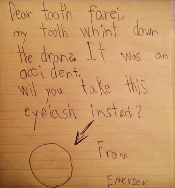 Tooth Fairy Note
