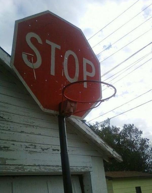 Redneck Basketball Backboard
