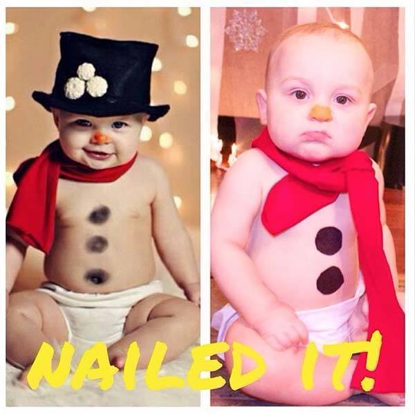 Snowman Baby Fail