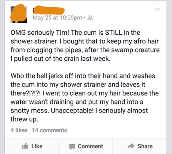 Shower Drain Facebook Tmi