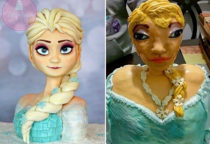 Elsa Cake