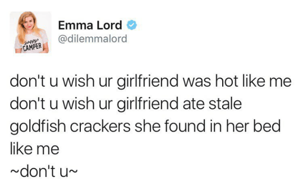 Funny Relatable Tweets Stale Goldfish