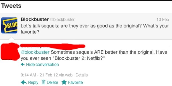 Blockbuster Sequel Netflix