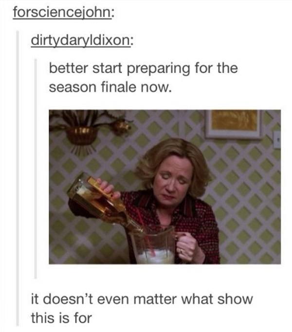 Preparing For The Season Finale