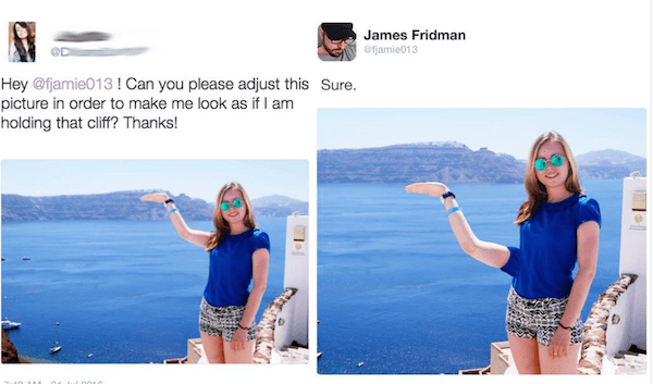 Photoshop Trolls Cliff