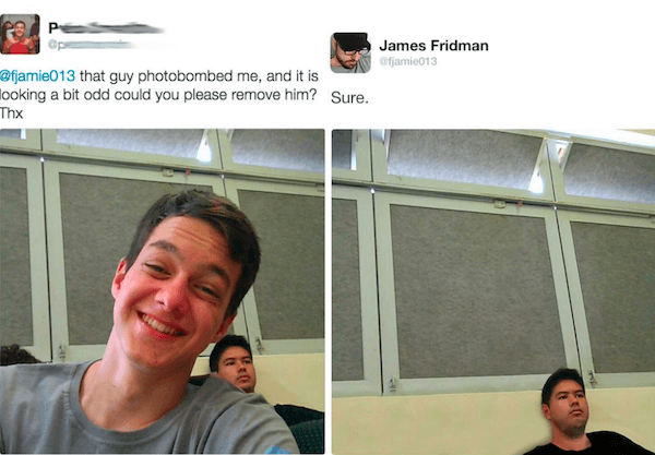 Photoshop Troll Photobomber