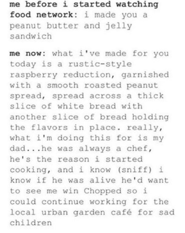 Before Watching The Food Network