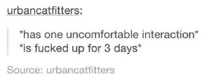 One Uncomfortable Situation