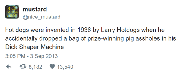 Hot Dogs Twitter Jokes