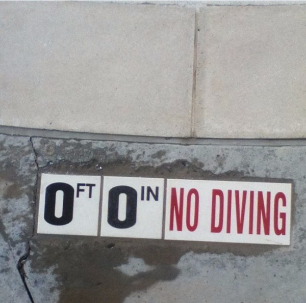No Diving