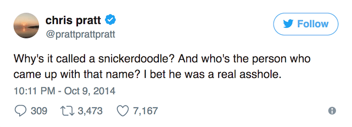 Celebrity Tweets Pratt