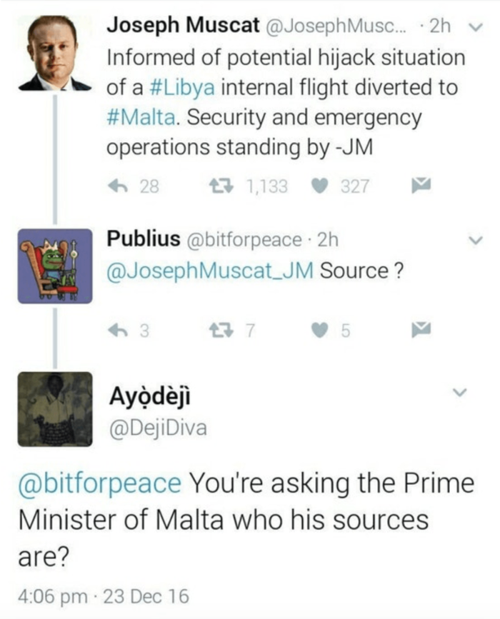 Clapbacks Prime Minister