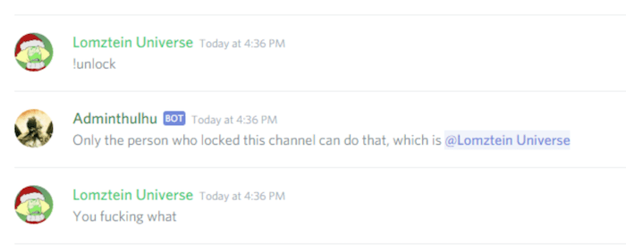 Locked Channel