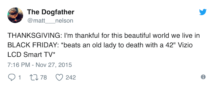 Thanksgiving Tweets