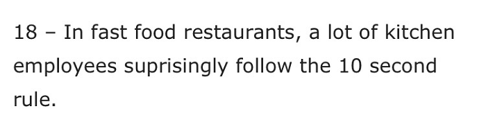 The Only Rule That's Followed