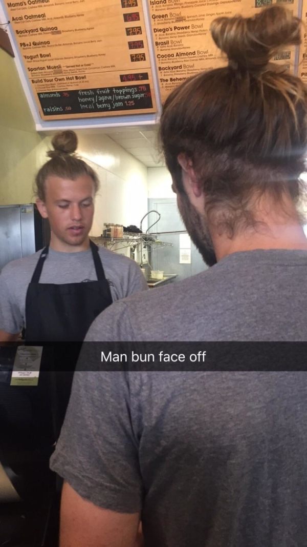 Man Bun Faceoff